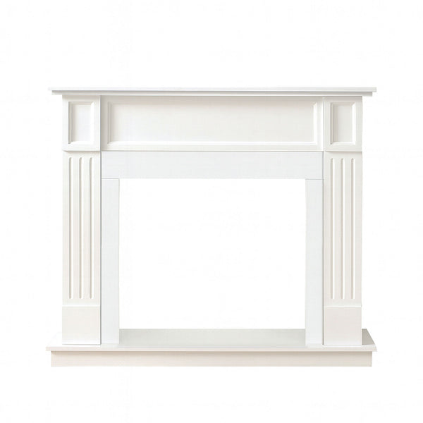 Clarendon White Fireplace Mantel