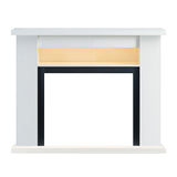 Quartz White Fireplace Mantel Surround