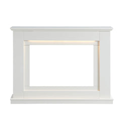 Opal Electric Fireplace Heater White Mantel