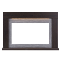 Ruby Electric Fireplace Heater Espresso Oak Mantel