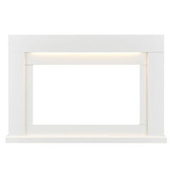 Ruby Electric Fireplace Heater White Mantel