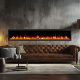 Nocturne 72 inch 1500W Electric Fireplace