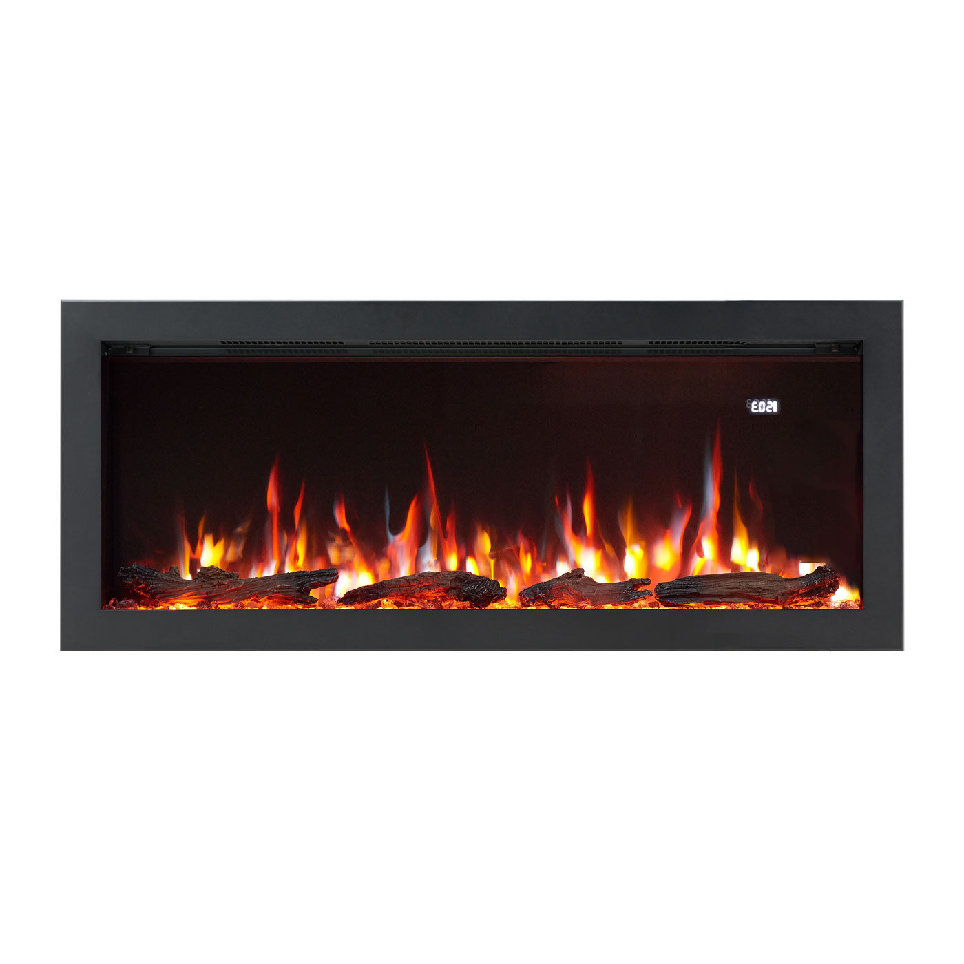 Aria 42 Inch 1500W Electric Fireplace - Recessed, Wall Mounted or Freestanding with Stand