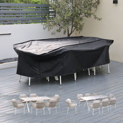Bali Outdoor Dining Table & Chair Set Protective Rain Cover