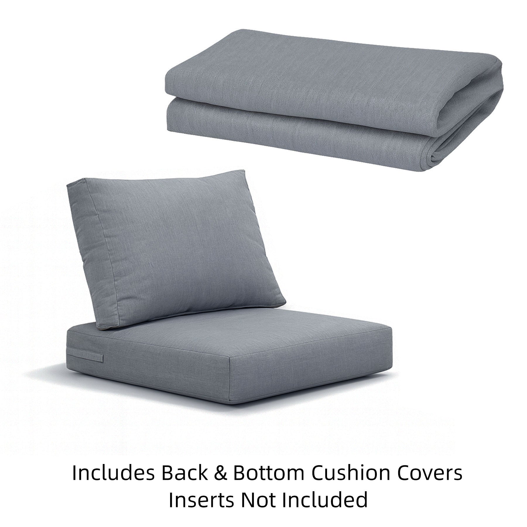 Coogee Single Seat Cushion Cover Set - Grey (For Single Seat Sofa)