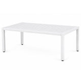 Clayton White Aluminium Outdoor Dining Table (200 x 100 cm)