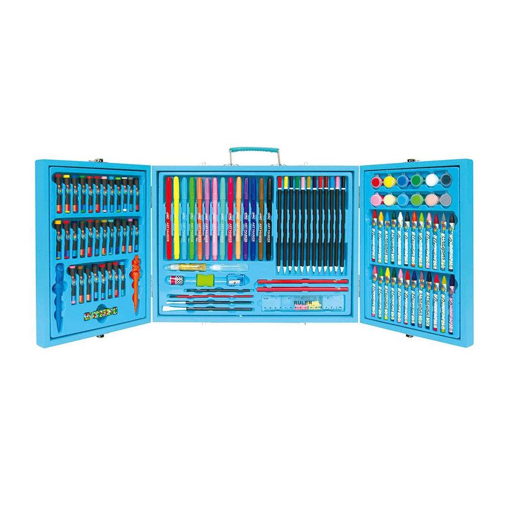 6 x 115-Piece Art Craft Drawing Painting Sets - Blue Case - Art Box Set ...