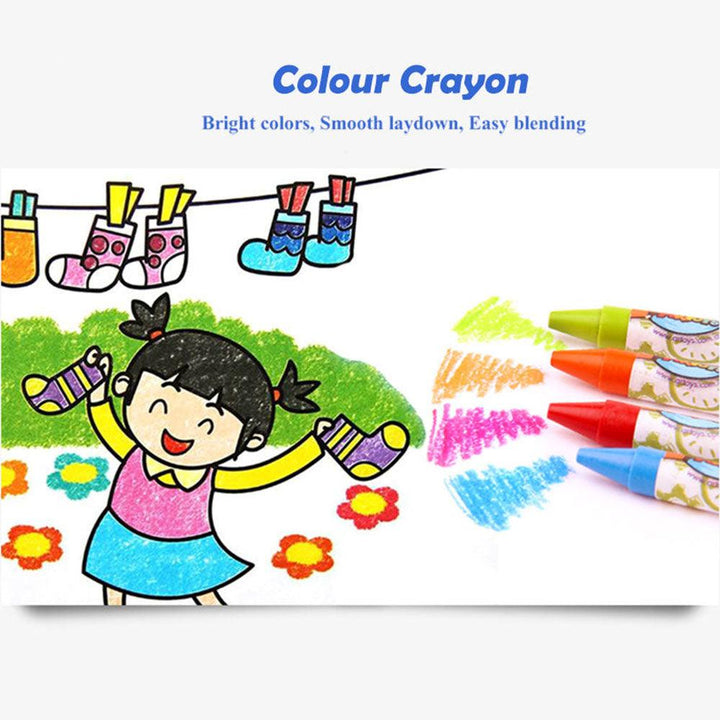 115 Pieces Art Craft Drawing Painting Set Pencils Crayon Marker Oil Pastels - Moda Living