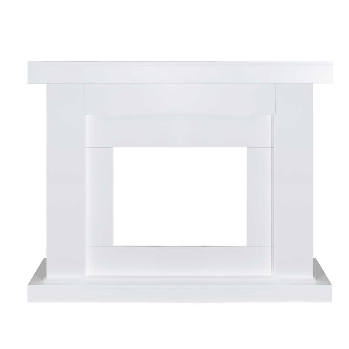 Aristo Freestanding White Mantel (28" fireplace not included)