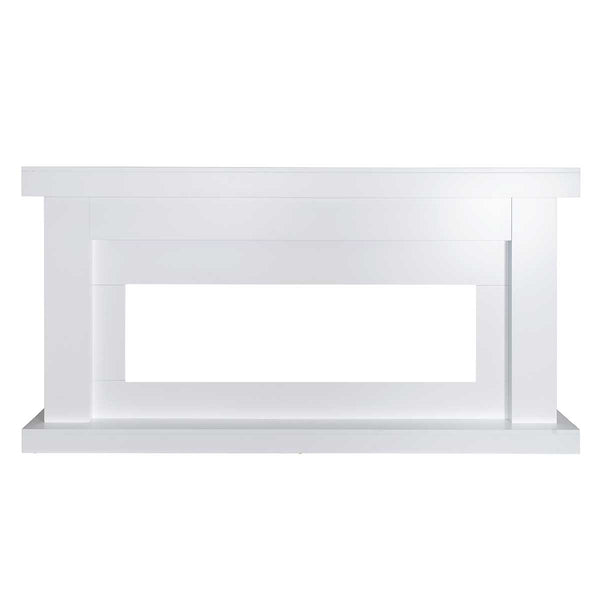 Aristo Freestanding White Mantel (50" fireplace not included)