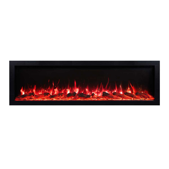 Capriccio 1500W 60 inch Recessed / Wall Mounted Electric Fireplace ...