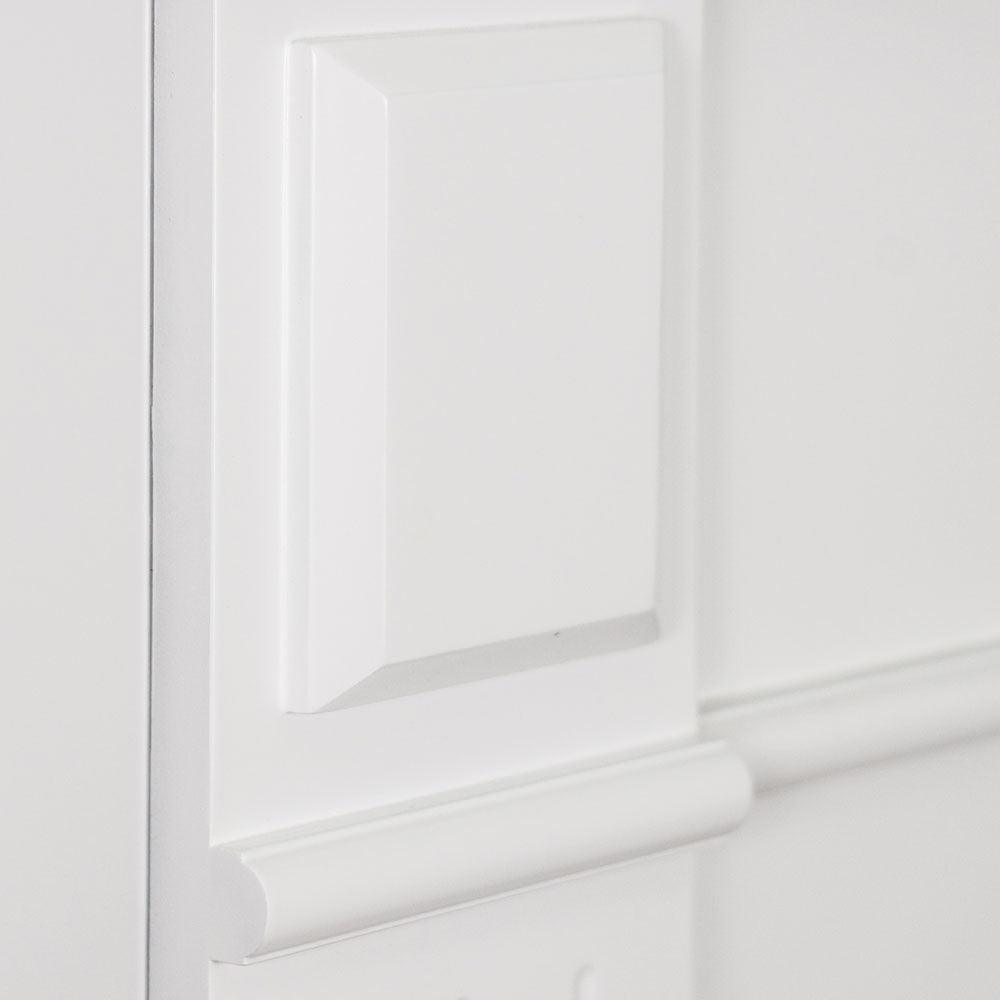 Berwick 2000W Electric Fireplace Heater White Mantel Suite with 30" Primo Insert - Moda Living