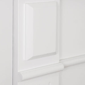 Berwick 2000W Electric Fireplace Heater White Mantel Suite with 30" Primo Insert - Moda Living