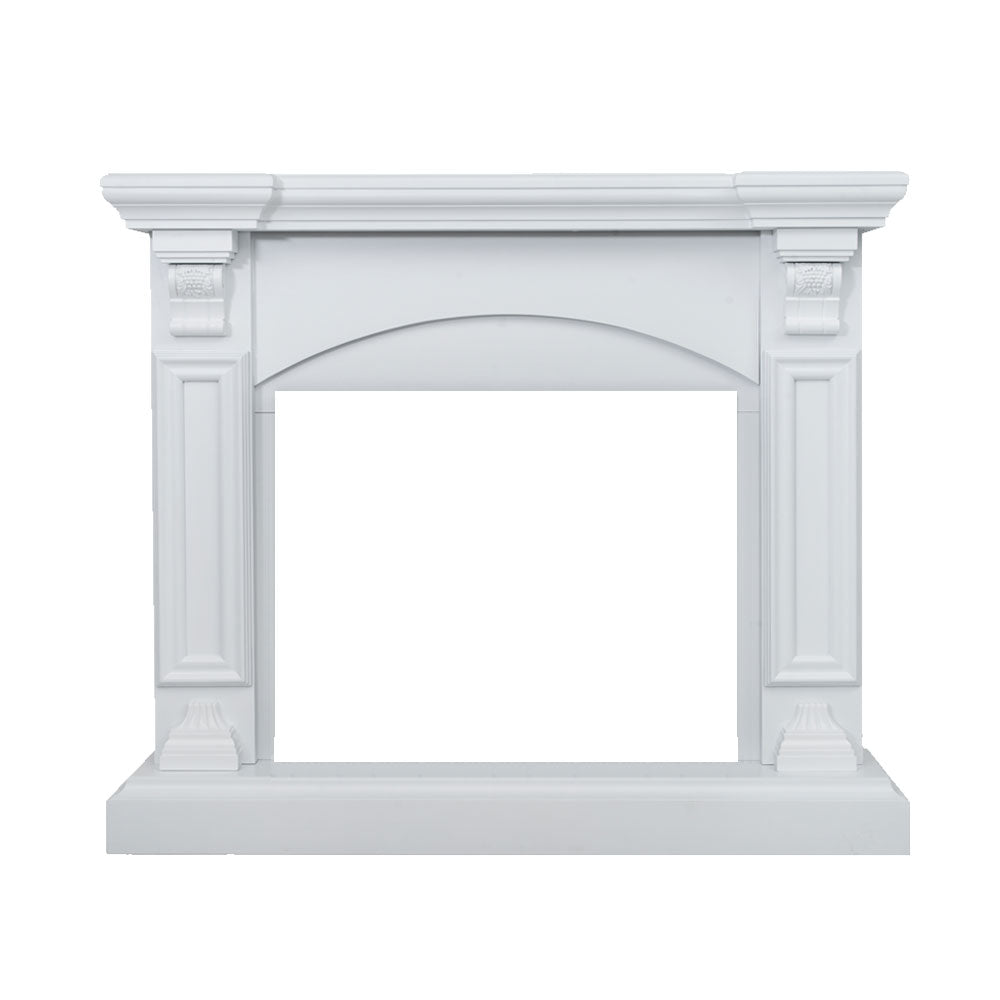 Cove Electric Fireplace Heater White Mantel