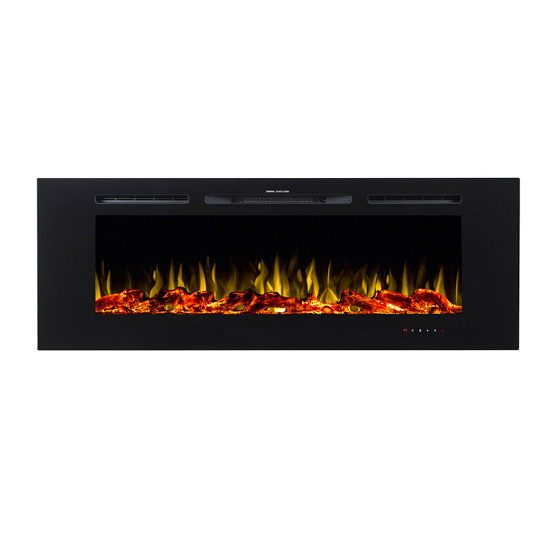 Provence 1500W 60 inch Recessed / Wall Mounted Electric Fireplace - Moda Living