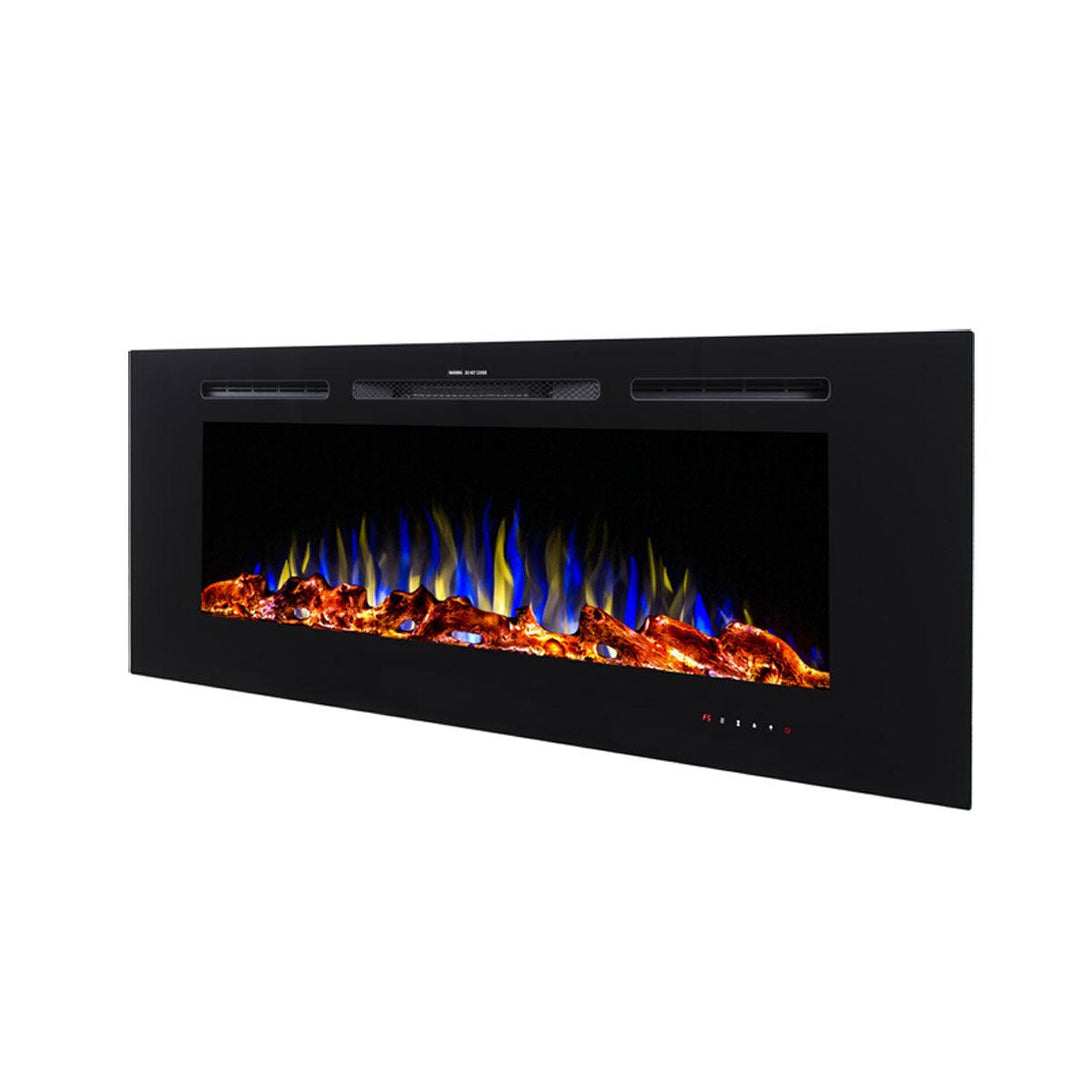 Provence 1500W 60 inch Recessed / Wall Mounted Electric Fireplace - Moda Living