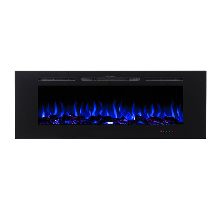 Provence 1500W 60 inch Recessed / Wall Mounted Electric Fireplace - Moda Living