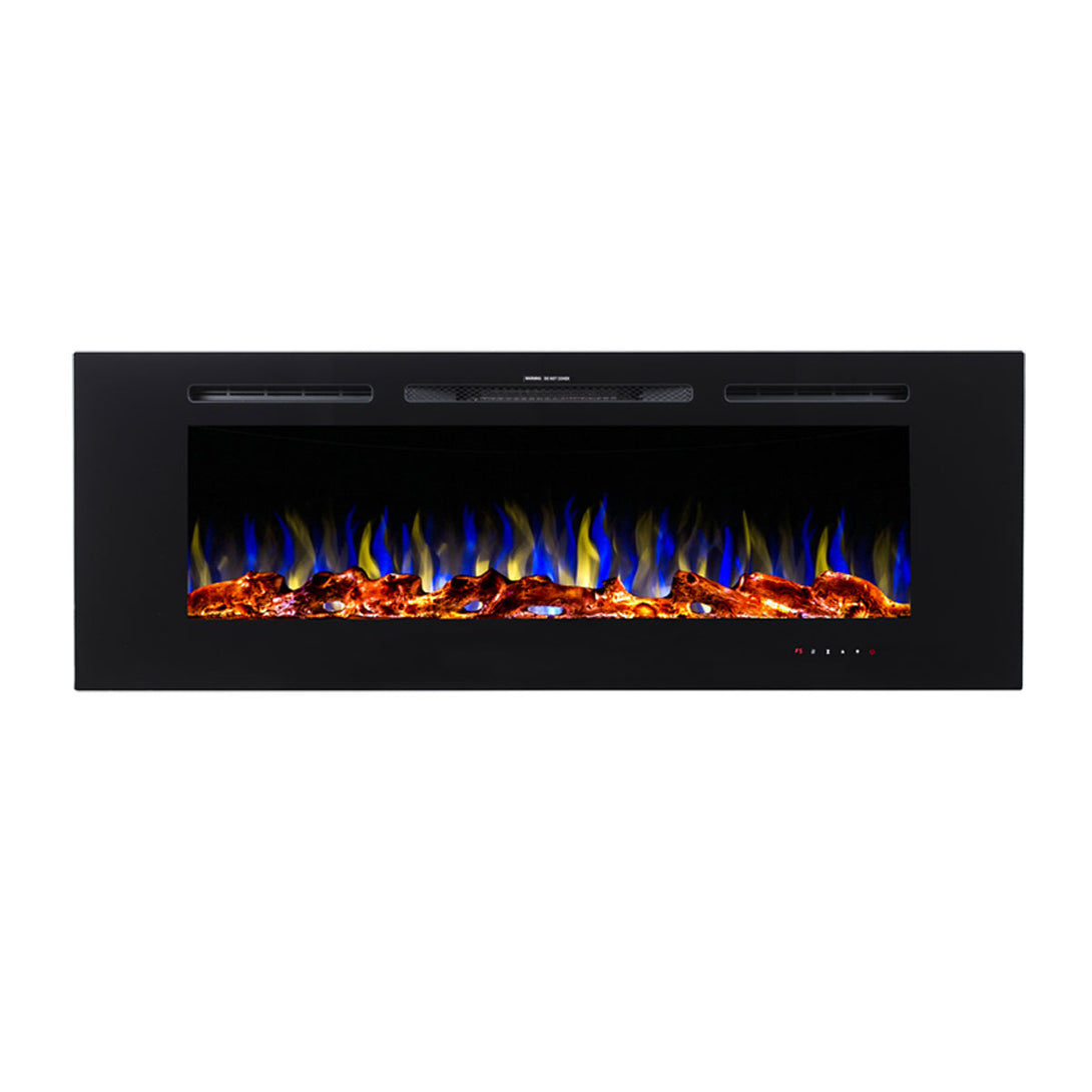 Provence 1500W 60 inch Recessed / Wall Mounted Electric Fireplace - Moda Living