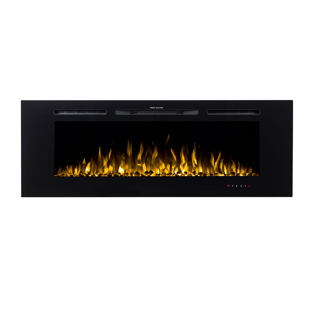 Provence 1500W 60 inch Recessed / Wall Mounted Electric Fireplace - Moda Living