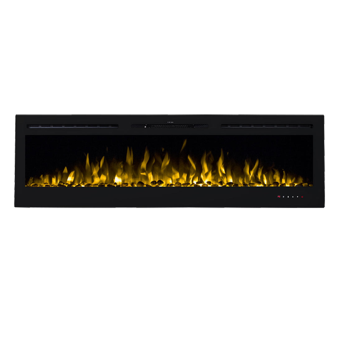 Provence 1500W 72 inch Recessed / Wall Mounted Electric Fireplace - Moda Living