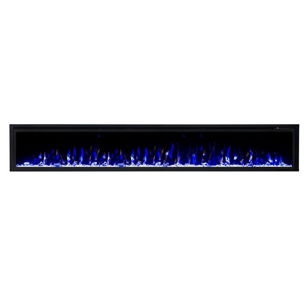 Concerto 1500W 100 inch Recessed / Wall Mounted Electric Fireplace - Moda Living