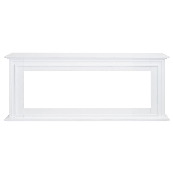 Eton White fireplace Mantel for 60 inch concerto fireplace