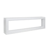Horizon White Fireplace Mantel Surround for 72 Inch Concerto Electric Fireplace