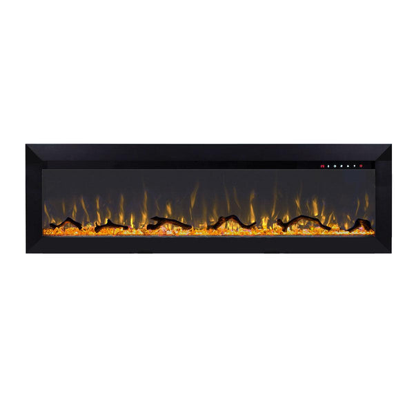 Herman 1500W 60 inch Built-in Recessed Electric Fireplace - Moda Living