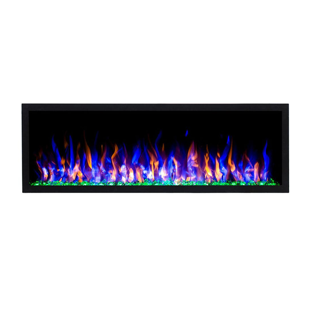 COMO 50 inch Built-in Recessed / Wall Mounted Electric Fireplace Decorative – No heat - Moda Living