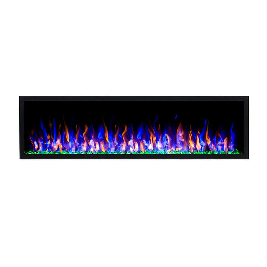 COMO 60 inch Built-in Recessed / Wall Mounted Electric Fireplace Decorative – No heat - Moda Living