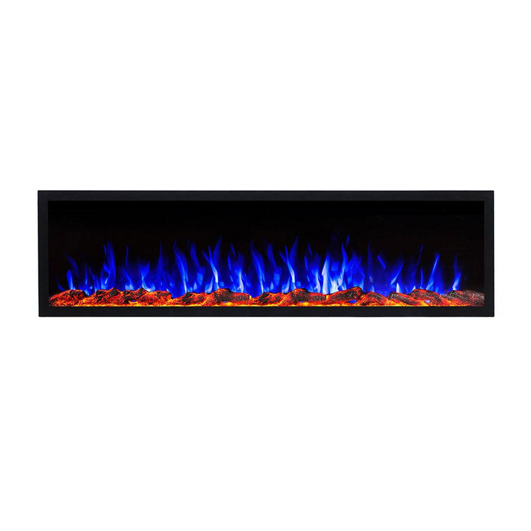 COMO 60 inch Built-in Recessed / Wall Mounted Electric Fireplace Decorative – No heat - Moda Living