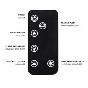 COMO 60 inch Built-in Recessed / Wall Mounted Electric Fireplace Decorative – No heat - Moda Living