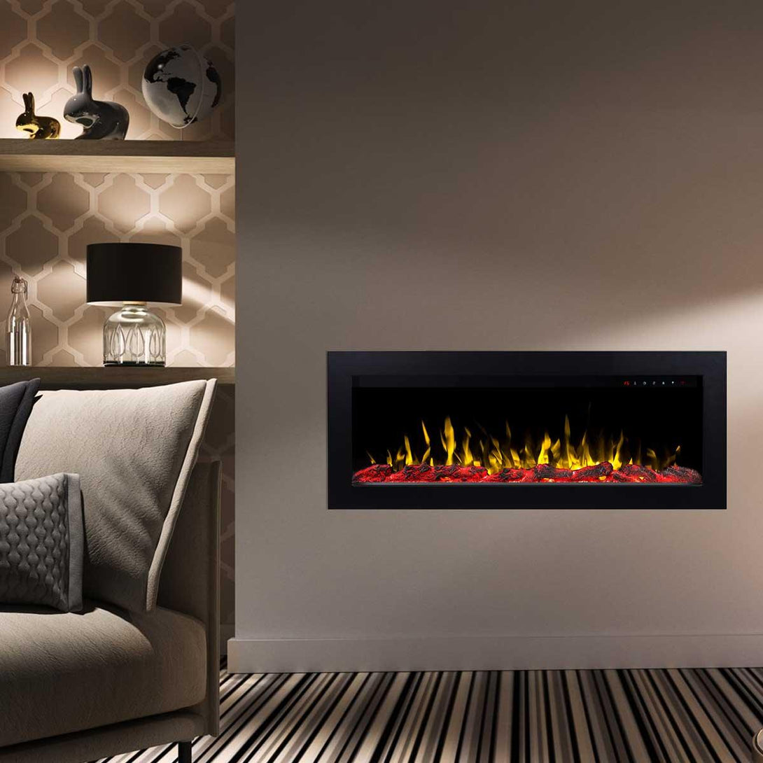 Sonata 1500W 45 inch Built-in Recessed Electric Fireplace - Moda Living