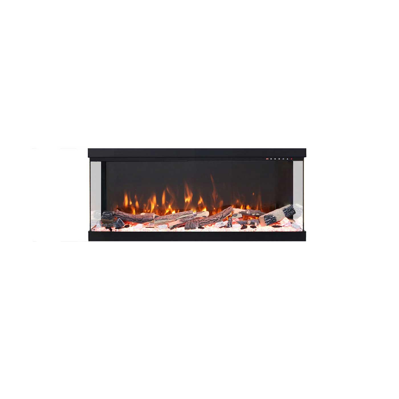 Langham 1600W 1/2/3Sided 40 Inch Extra Deep Electric Fireplace Moda