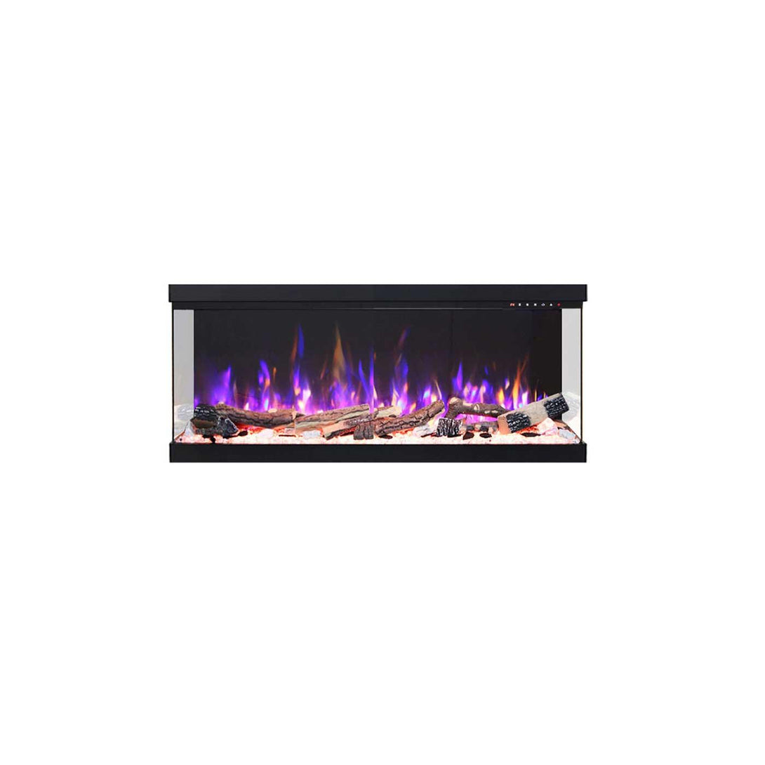 Langham 1600W 1/2/3-Sided 40 Inch Extra Deep Electric Fireplace - Moda Living