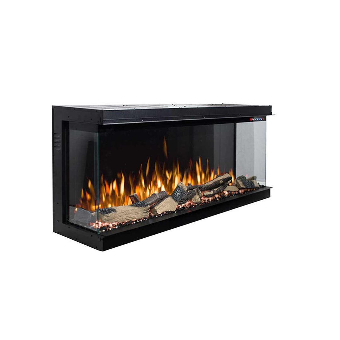 Langham 1600W 1/2/3-Sided 40 Inch Extra Deep Electric Fireplace - Moda Living