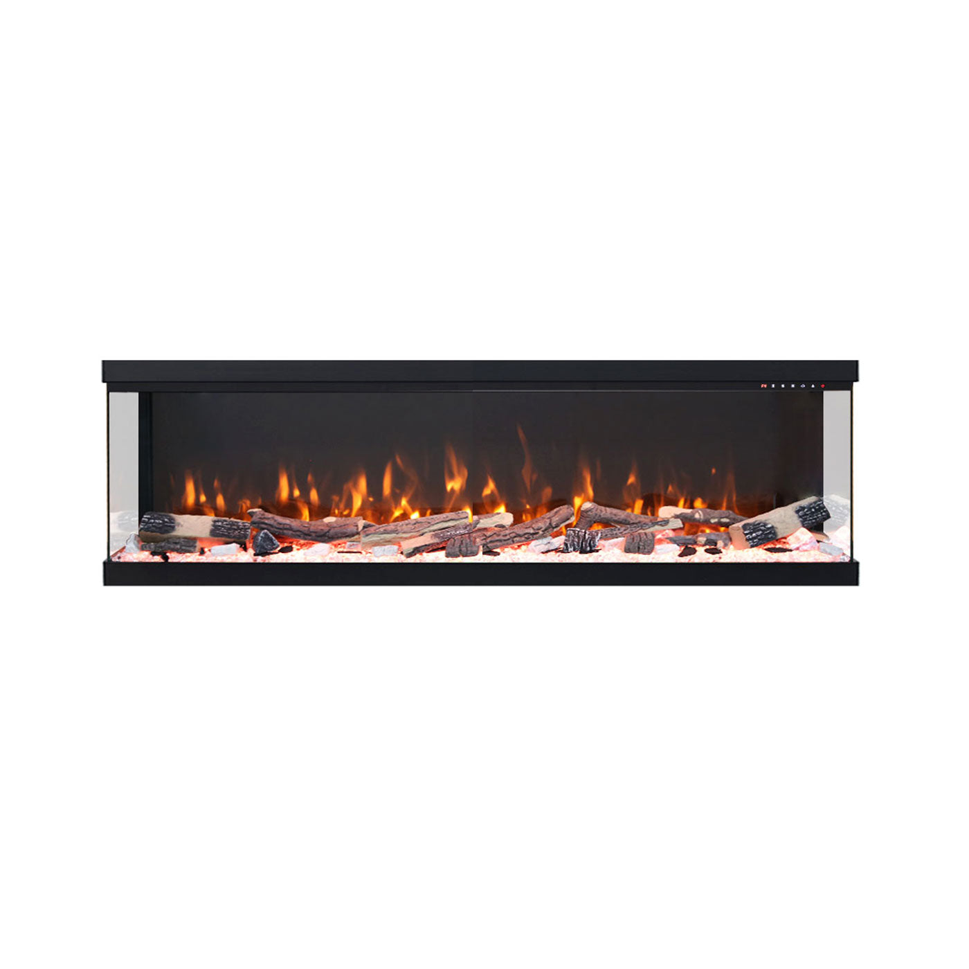 Langham 1600W 3-Sided 60 Inch Extra Deep Electric Fireplace