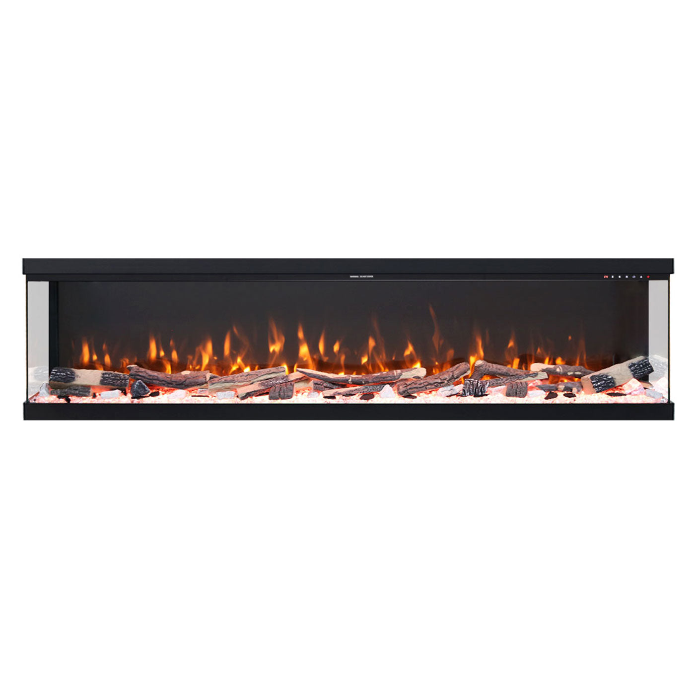 Langham 1600W 3-Sided 78 Inch Extra Deep Electric Fireplace