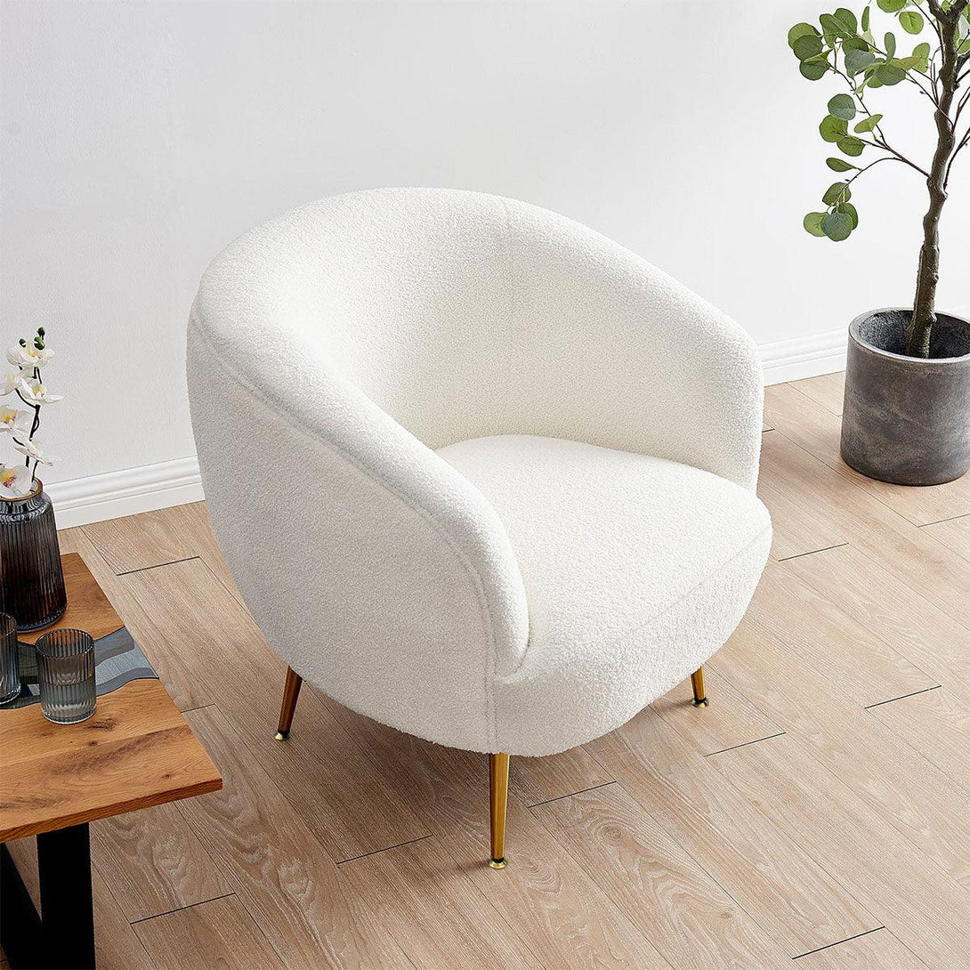 Polly Faux Fleece Accent Chair - Moda Living