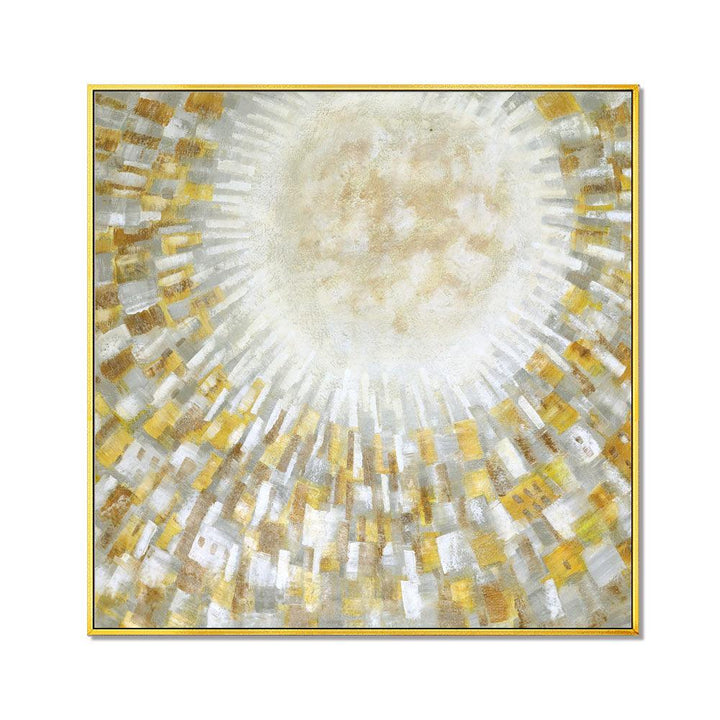 Framed Oil Painting Hand Painted Abstract Modern Canvas - Hope (100cm x 100cm) - Moda Living