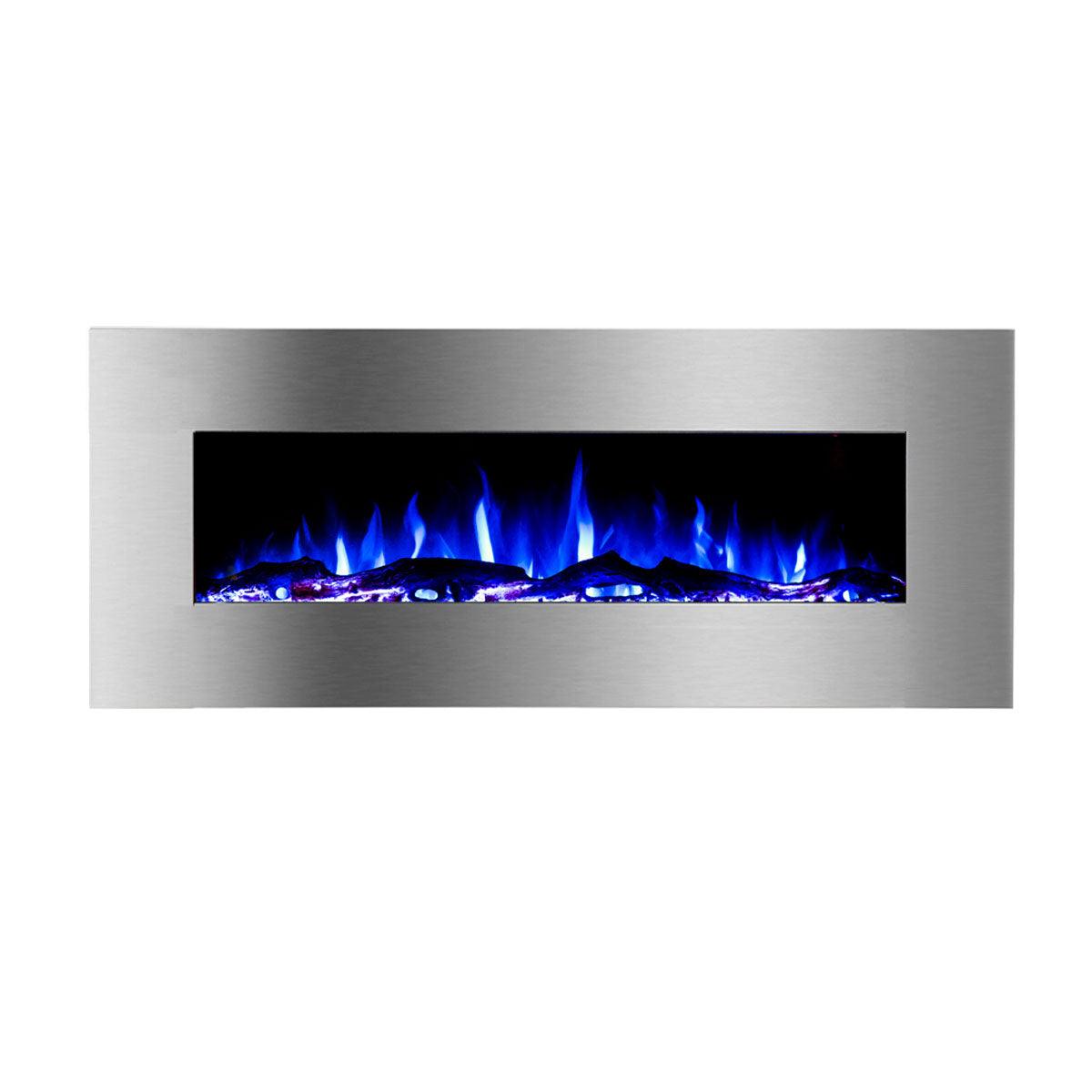 Valencia 1500W 50" Recessed / Wall Mounted Electric Fireplace